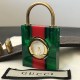 AUTHENTIC GUCCI CONSTANCE RED & GREEN PLEXIGLAS PADLOCK WATCH RRP 50 AUTHENTIC GUCCI CONSTANCE RED & GREEN PLEXIGLAS PADLOCK WATCH RRP 50