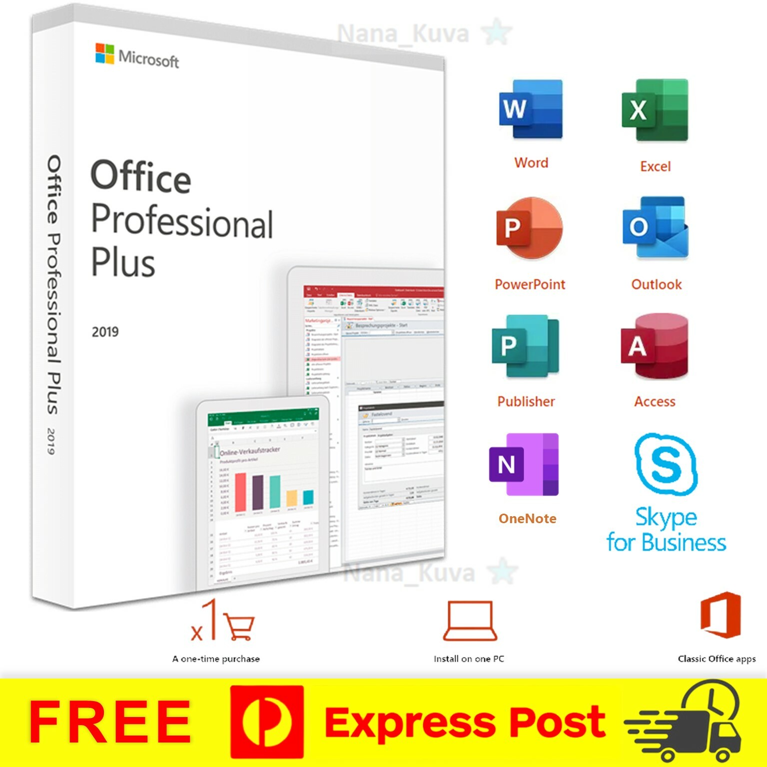 Microsoft Office Professional Plus 2019 Retail DVD & Product Key 1 PC *Sealed* Microsoft Office Professional Plus 2019 Retail DVD & Product Key 1 PC *Sealed*
