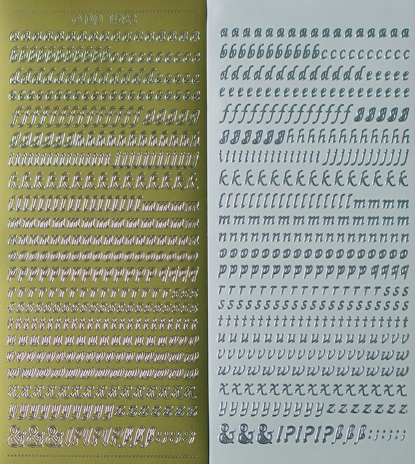 6mm LOWERCASE ALPHABET Elegant PEEL OFF STICKERS Type 2 Alphabets 6mm LOWERCASE ALPHABET Elegant PEEL OFF STICKERS Type 2 Alphabets