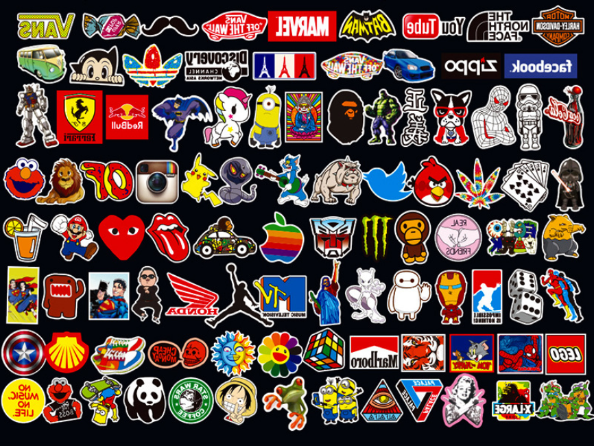 20-500 Random LUCKY BAG No Repeat Skateboard Vinyl Stickers Decals Wall luggage 20-500 Random LUCKY BAG No Repeat Skateboard Vinyl Stickers Decals Wall luggage