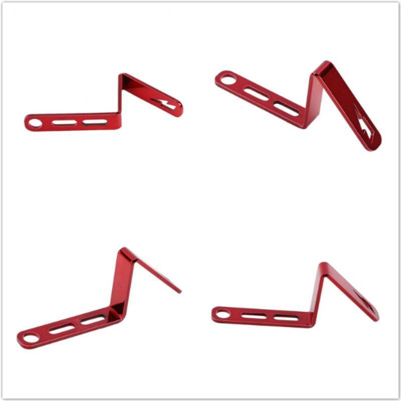 Motorcycle Front Hook Sight Base View Mirror Mount Fxed Seat Accessories Red WE