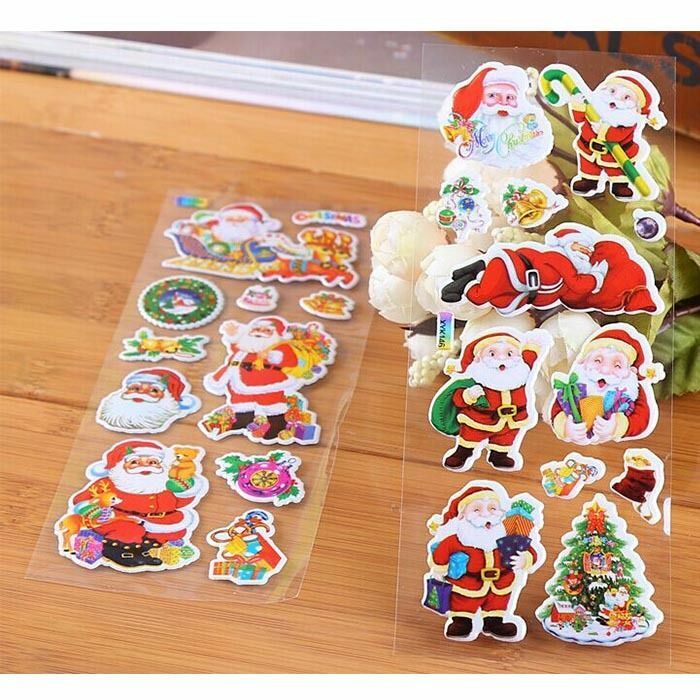 5 Pack Christmas Stickers for Kids Xmas Craft Gift Card-Making Home Decoration 5 Pack Christmas Stickers for Kids Xmas Craft Gift Card-Making Home Decoration