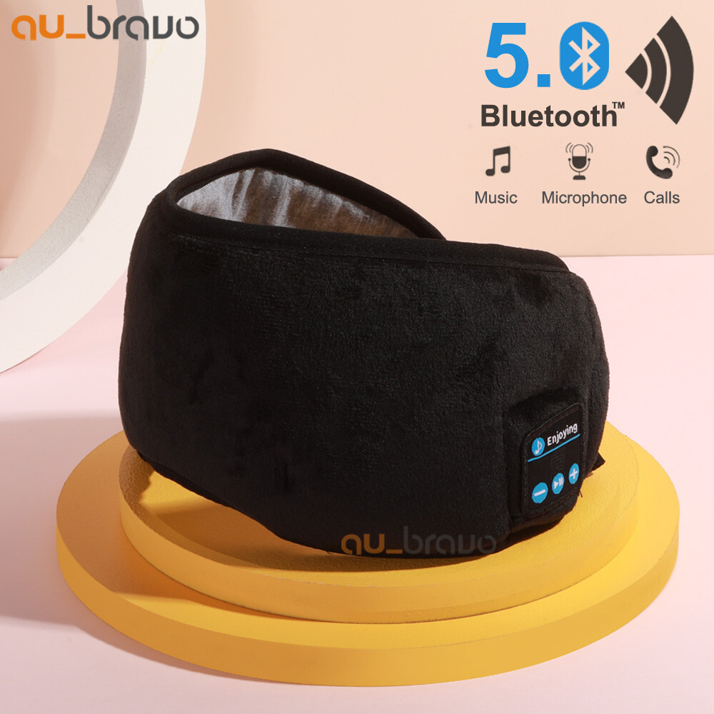 Wireless Bluetooth 5.0 Mask Stereo Eye Masks Headphones Earphone Sleep Music Mic Wireless Bluetooth 5.0 Mask Stereo Eye Masks Headphones Earphone Sleep Music Mic