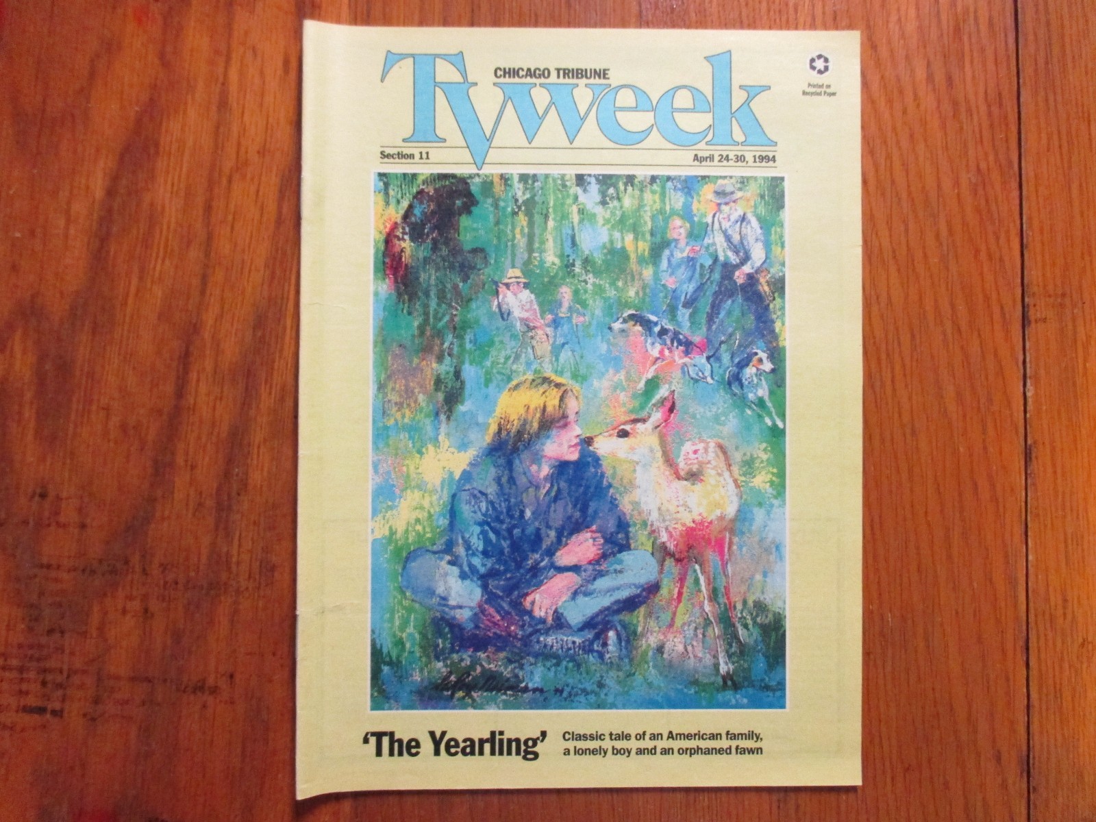 Apr-1994 Chicago Tribune TV Maga(THE YEARLING/JODY BAXTER/JEAN SMART/WIL HORNEFF Apr-1994 Chicago Tribune TV Maga(THE YEARLING/JODY BAXTER/JEAN SMART/WIL HORNEFF