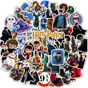 50PCS Stickers Pack Harry Potter Hogwarts No Repeat Laptop Phone Toy Decal 2.5″