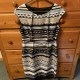 CONNECTED APPAREL Womens Black Above The Knee Shift Dress Petites 8P CONNECTED APPAREL Womens Black Above The Knee Shift Dress Petites 8P