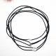 1 Pc 925 Solid Silver Clasp 2mm Round Black Leather Cord Necklace Chain 16″-20″ 1 Pc 925 Solid Silver Clasp 2mm Round Black Leather Cord Necklace Chain 16″-20″