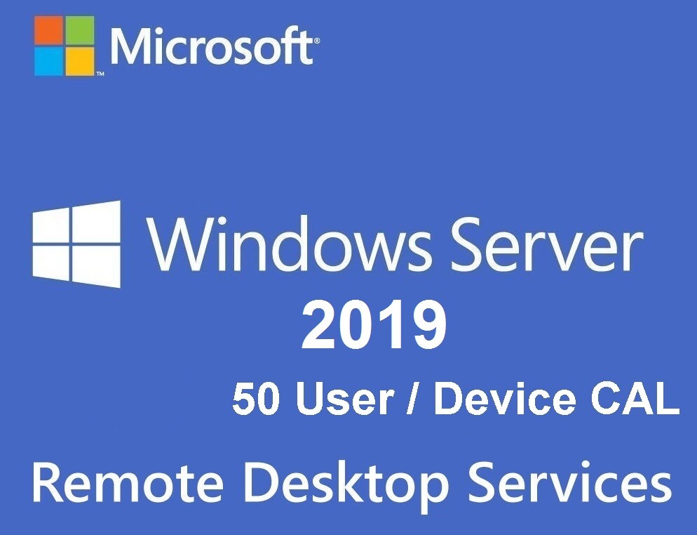 Remote Desktop Services – Server 2019 Standard / Datacenter – 50 User RDS CALs