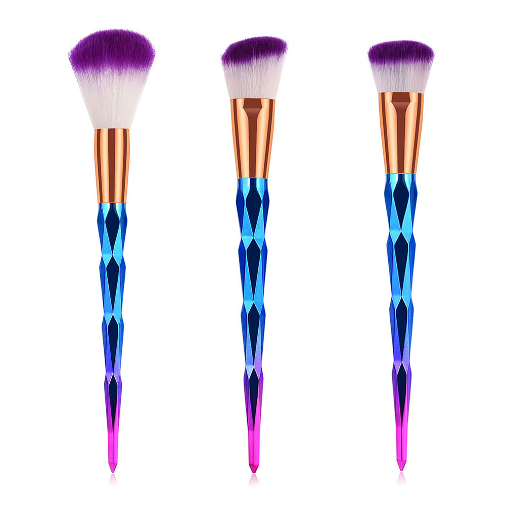 Diamond Makeup Brush Powder Foundation Blush Blending Eye Shadow Lip Brush