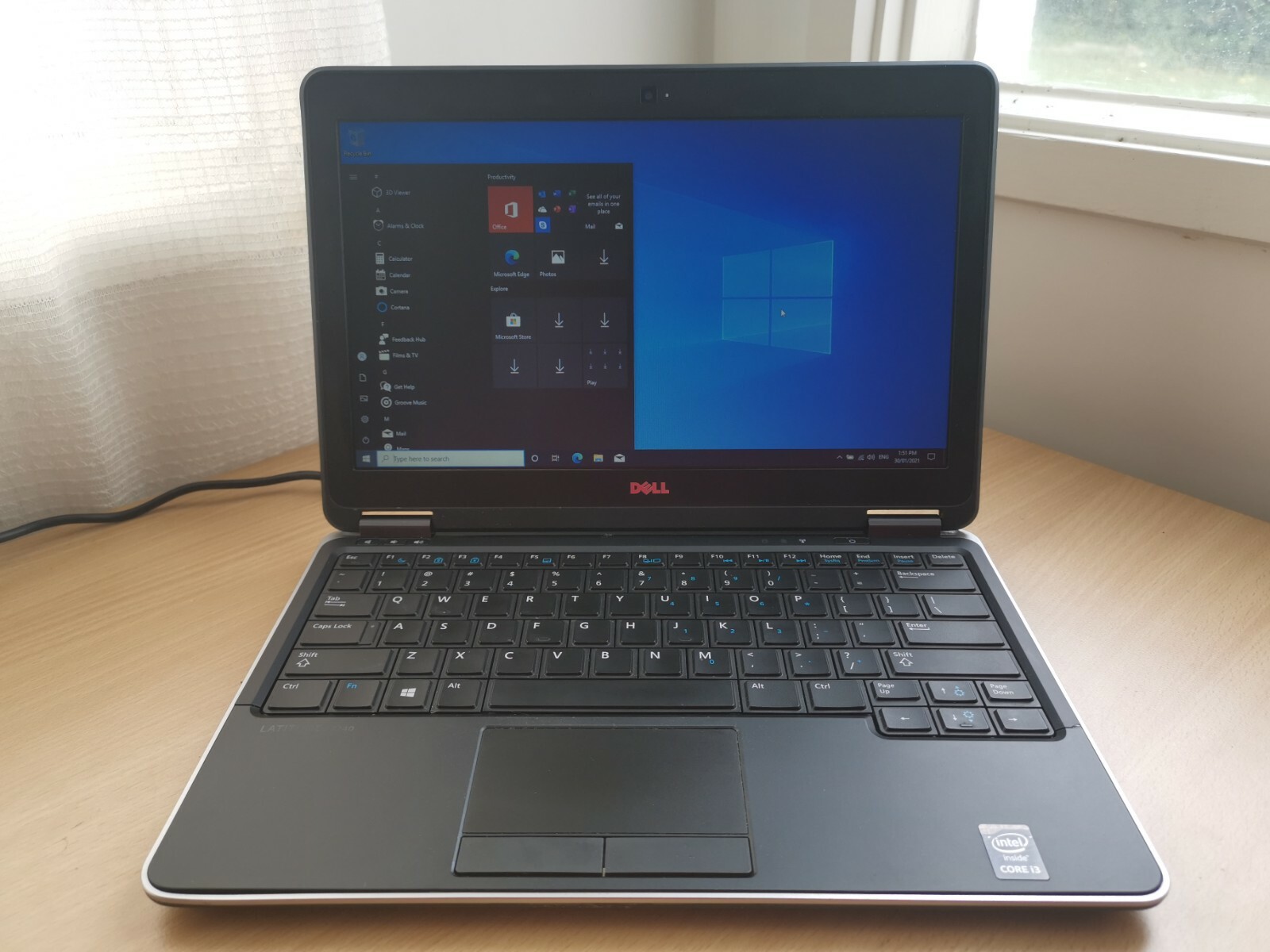 Dell Latitude E7240 12.5″ Laptop Intel Core i3-4th Gen 4GB 128GB SSD Win10H HDMI