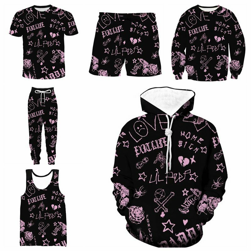 New Fashion Rapper Lil Peep Women/Men Funny 3D Print Casual Hoodies Sweatshirt New Fashion Rapper Lil Peep Women/Men Funny 3D Print Casual Hoodies Sweatshirt