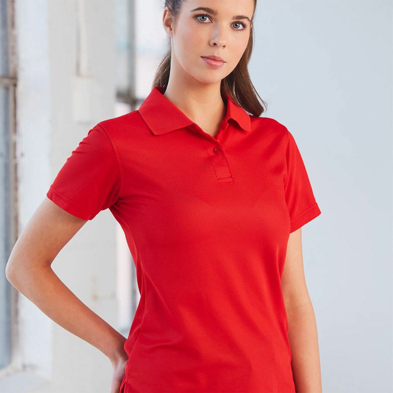 Ladies Plain CoolDry Short Sleeve Polo Shirt | Womens Sun Protection Apparel Top Ladies Plain CoolDry Short Sleeve Polo Shirt | Womens Sun Protection Apparel Top