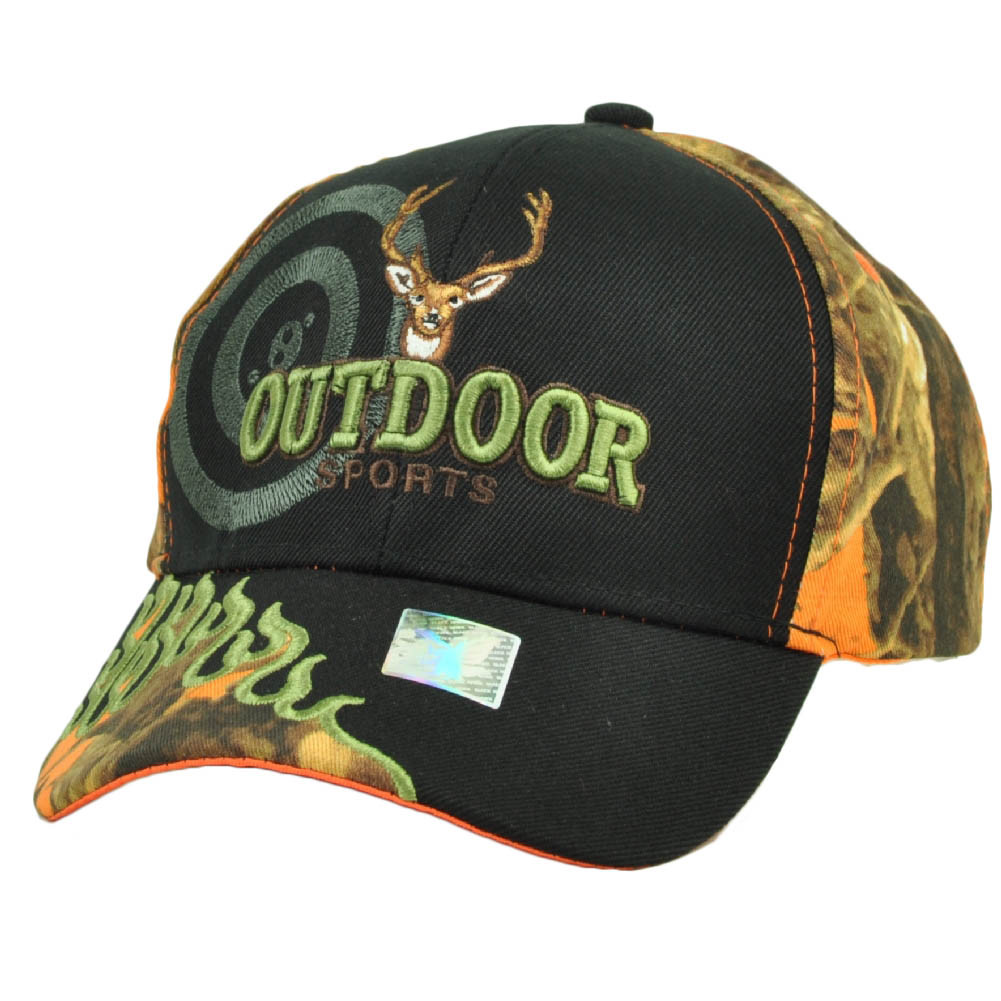 Extérieur SPORTS Orange Camouflage Camo Flammes Camping Cerf Casquette Chapeau Extérieur SPORTS Orange Camouflage Camo Flammes Camping Cerf Casquette Chapeau