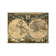 Old Retro World Map Poster Canvas Print Art Wall Decor Old Retro World Map Poster Canvas Print Art Wall Decor
