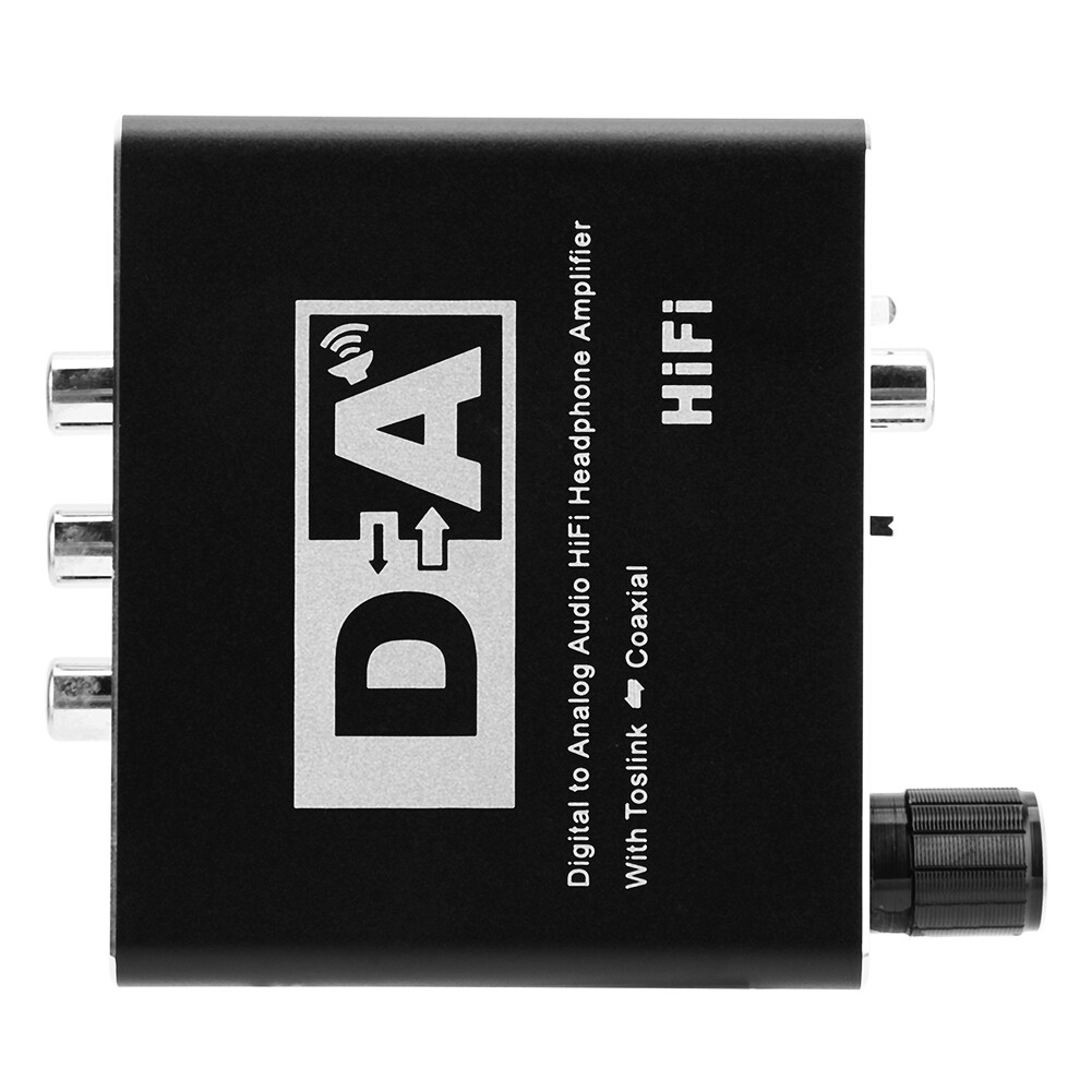 Digital To Analog Fiber Converter Sound Audios Adapter