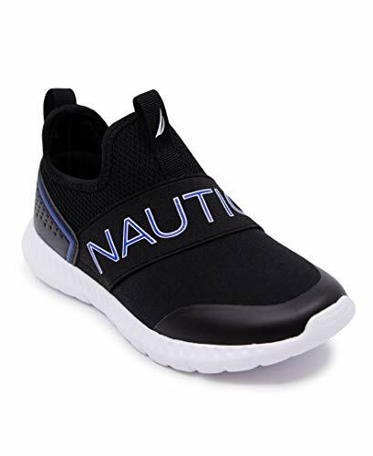 Nautica Kids Youth Athletic Fashion Sneaker, Alois-black/Cobalt, Size 4.0 g9Yd