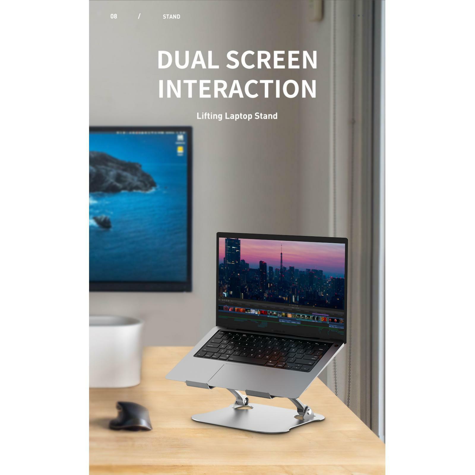 Foldable Ventilated Laptop Stand for MacBook Pro Accessories Dell Lenovo HP Foldable Ventilated Laptop Stand for MacBook Pro Accessories Dell Lenovo HP