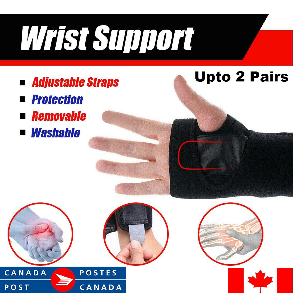 Wrist Brace Carpal Tunnel Hand Compression Support Wrap Splint Sports Injuries Wrist Brace Carpal Tunnel Hand Compression Support Wrap Splint Sports Injuries