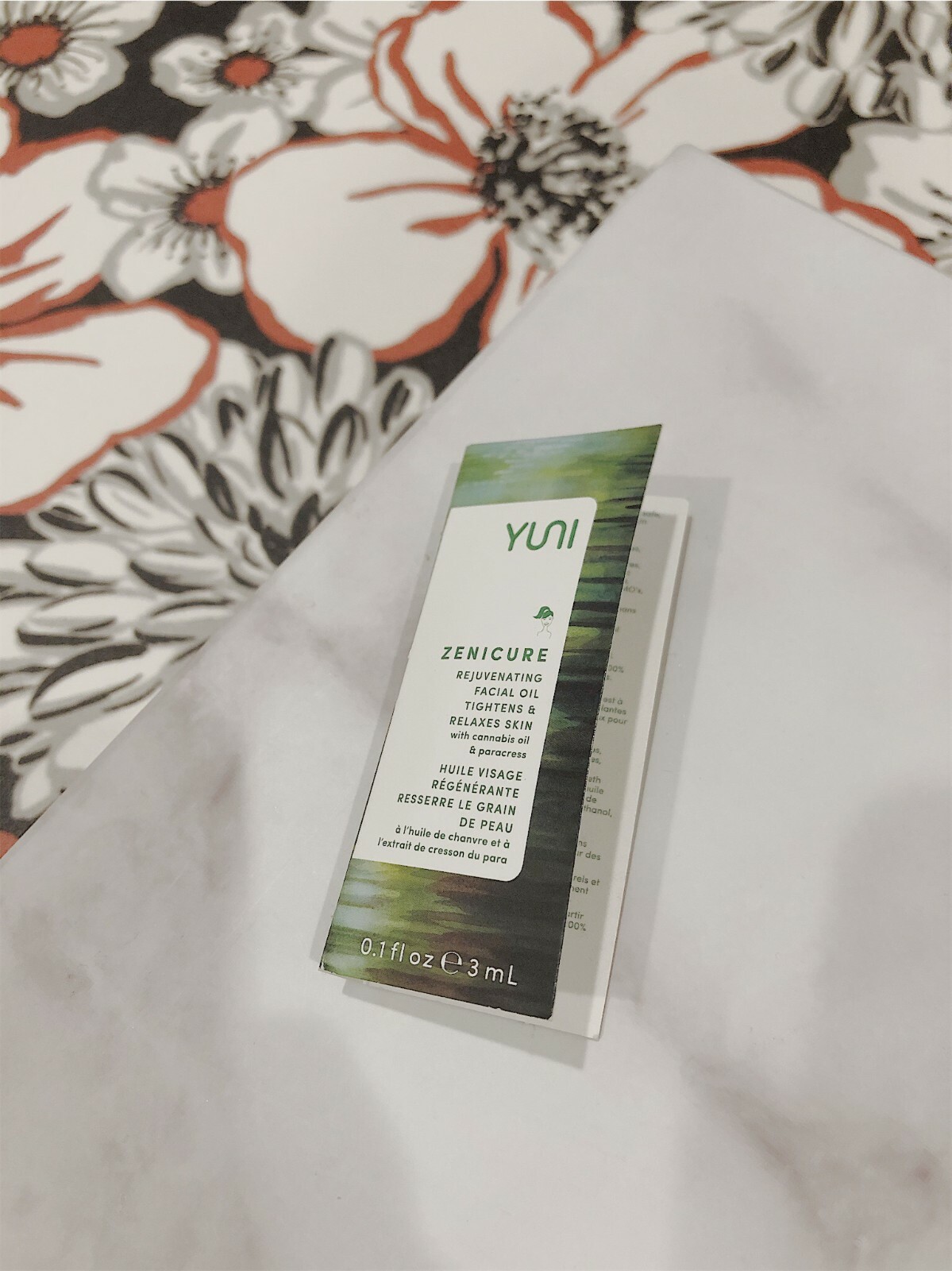 NEW SAMPLE Yuni Beauty – Zenicure – Rejuvenating Facial Oil – 3ml