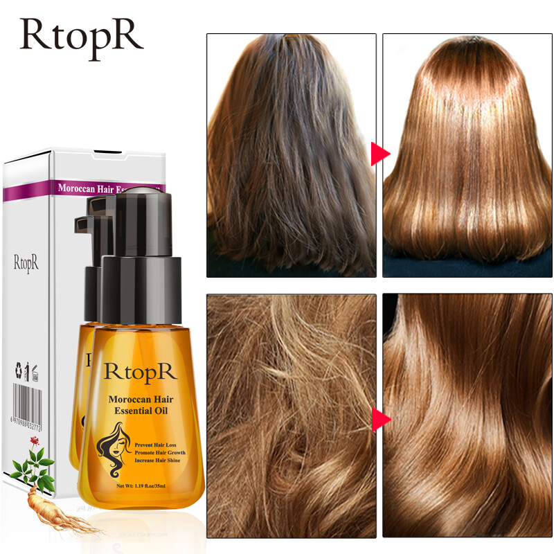 Hair Care Moroccan Pure Hair Essential Oil Dry Hair Repair damage Hair Growth