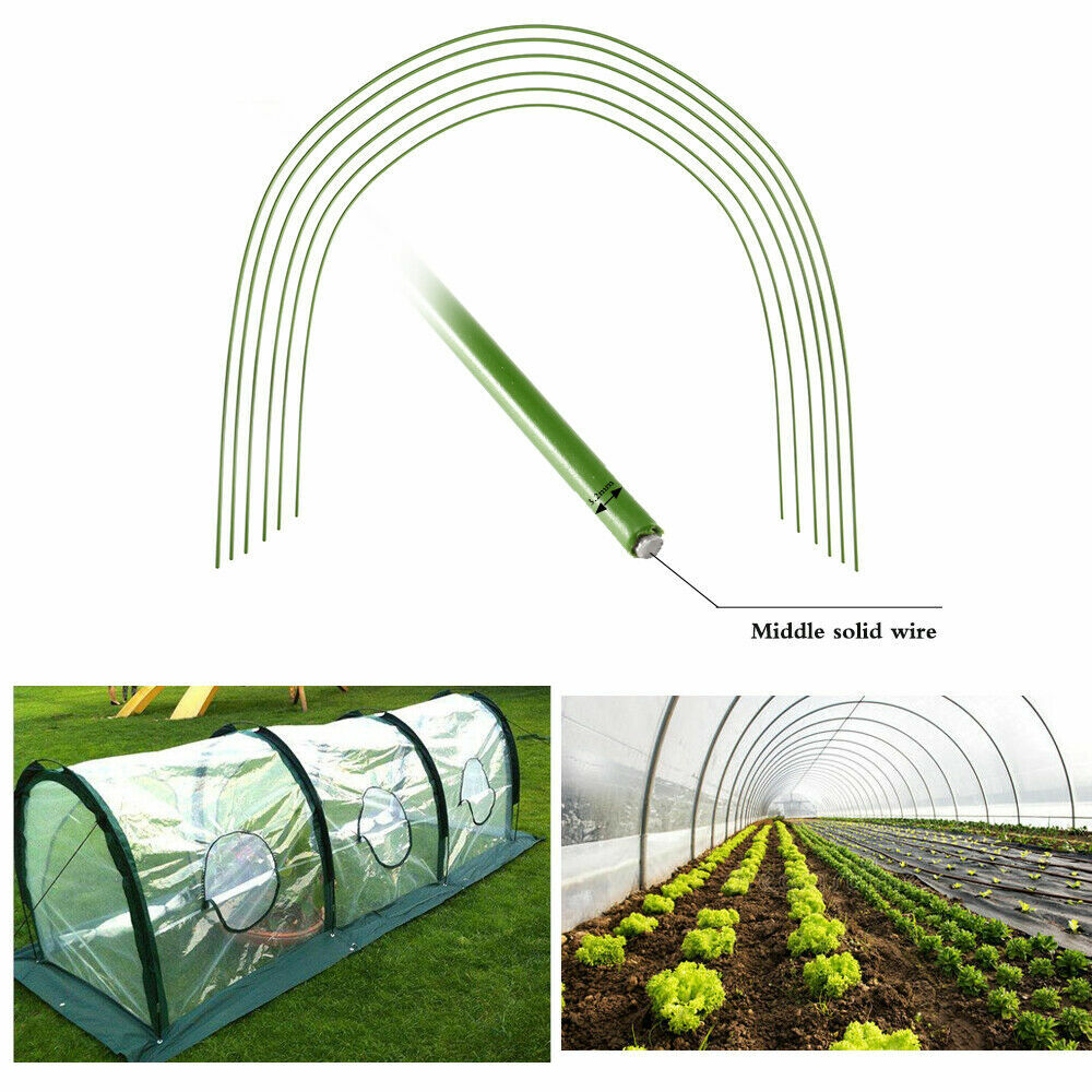 6pcs Garden Greenhouse Hoops Grow Support Protect Plant Tunnel Hoop Stakes kit 6pcs Garden Greenhouse Hoops Grow Support Protect Plant Tunnel Hoop Stakes kit