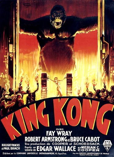 King Kong Fay Wray 1933 cult movie poster print #A13 King Kong Fay Wray 1933 cult movie poster print #A13