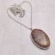 Jasper Ethnic Handmade Pendant With Chain Jewelry 15 Gms AN 66562 Jasper Ethnic Handmade Pendant With Chain Jewelry 15 Gms AN 66562