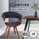 Artiss MIGUEL Dining Chairs Bentwood Wooden Chair Kitchen Home Fabric Charcoal Artiss MIGUEL Dining Chairs Bentwood Wooden Chair Kitchen Home Fabric Charcoal