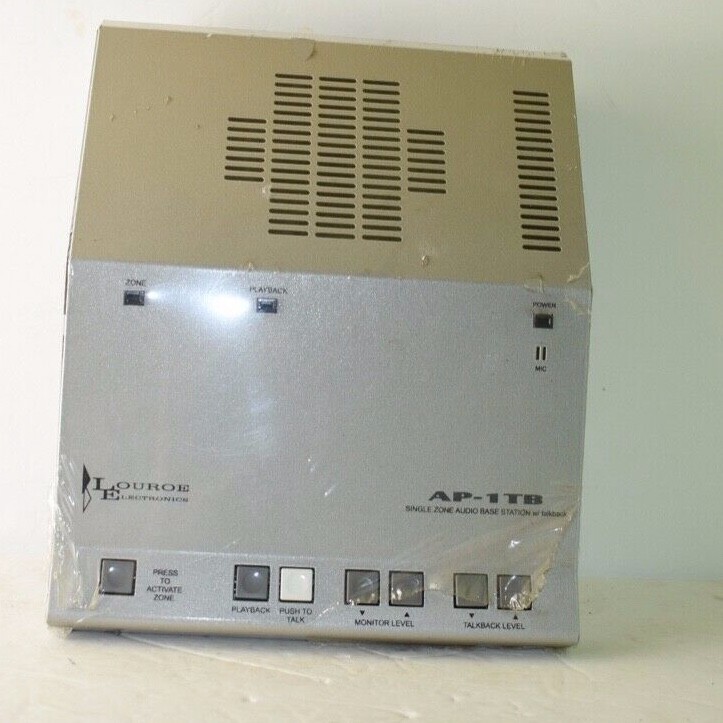 Louroe Electronics AP-1TB Single Zone Audio Monitoring Base Station W/ Talkback Louroe Electronics AP-1TB Single Zone Audio Monitoring Base Station W/ Talkback