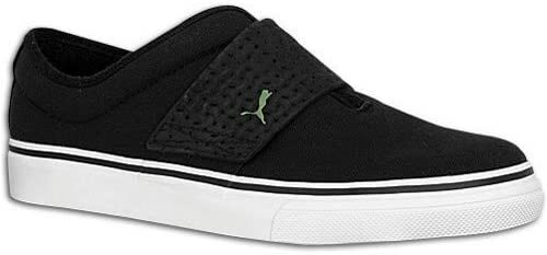 Puma Kids El Strappy II Black-Turtle Green Size 5 Boys Casual Sneakers Fashion