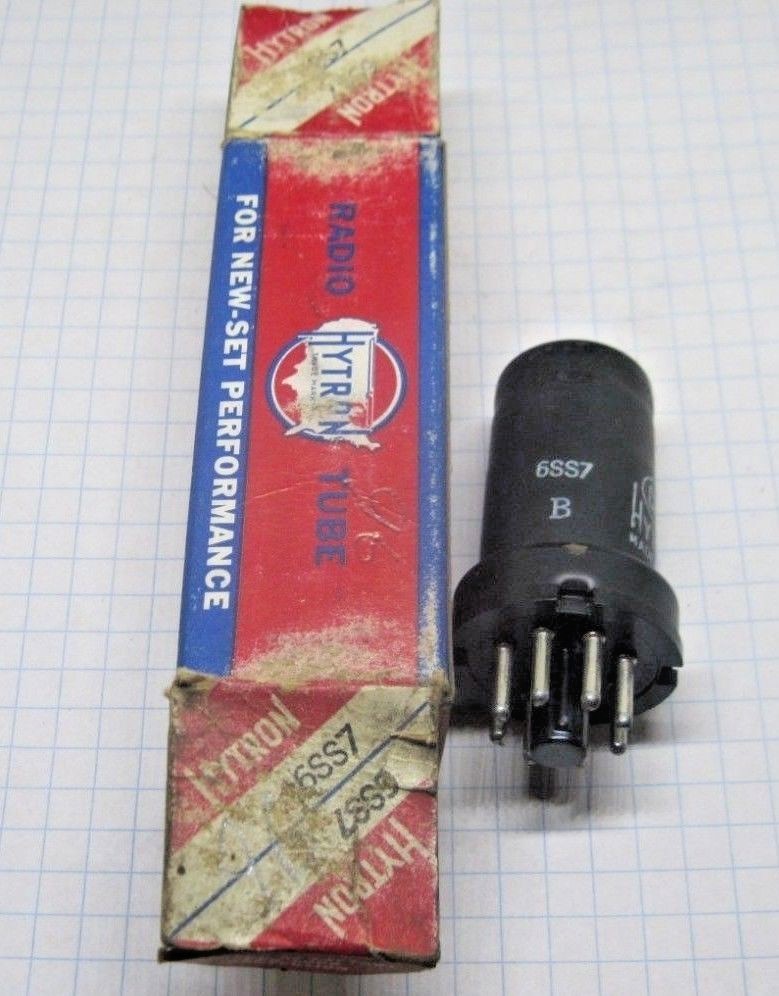 6SS7 ELECTRONICS VACUUM TUBE HICKOK TESTED NOS