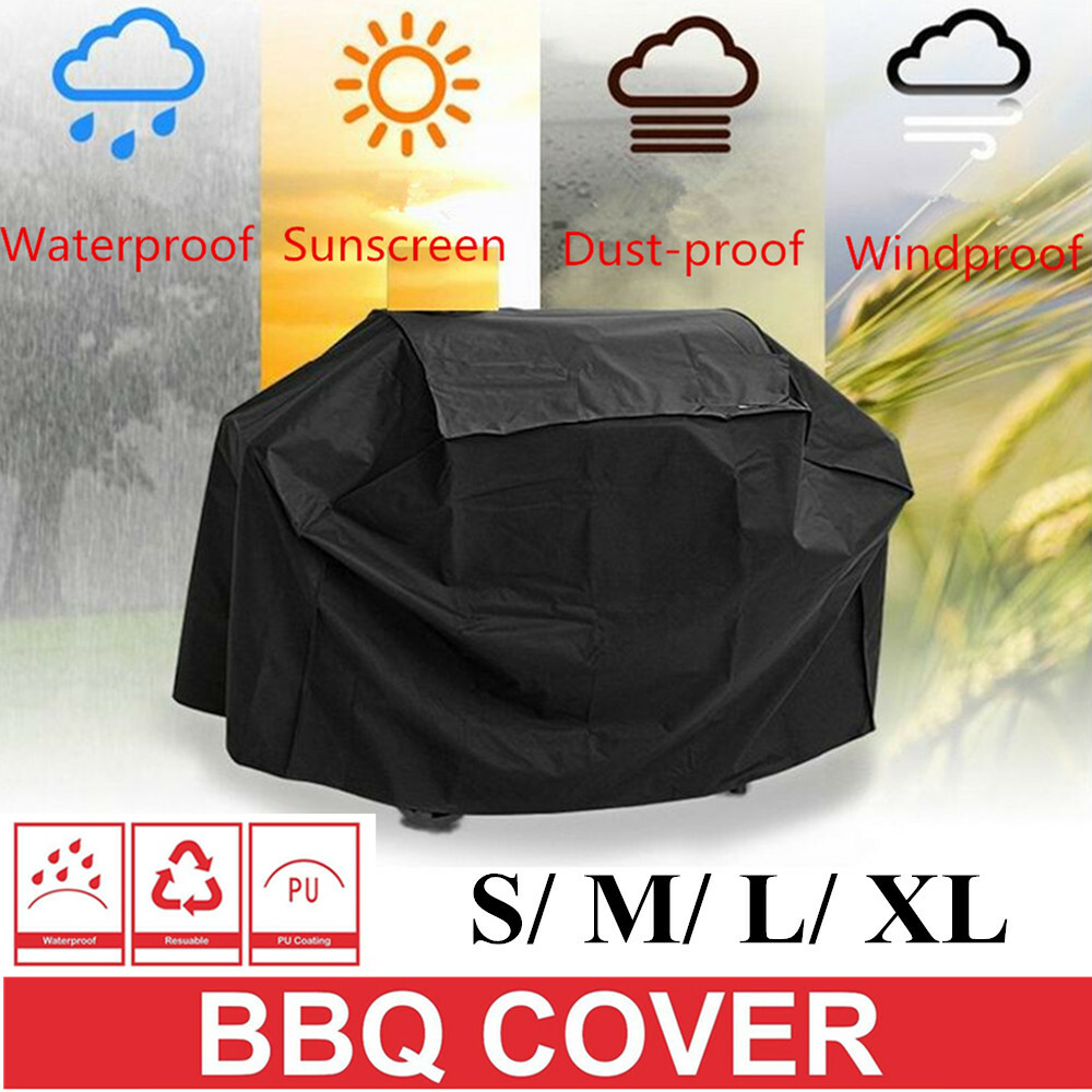 S/ M/ L/ XL BBQ Cover Waterproof Barbecue Covers Garden Patio Grill Protector S/ M/ L/ XL BBQ Cover Waterproof Barbecue Covers Garden Patio Grill Protector