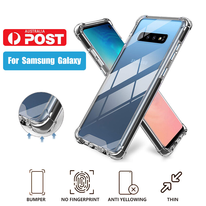 Samsung Galaxy S20 S10 S9 S8 Plus Slim Clear Cases Shockproof Cover Samsung Galaxy S20 S10 S9 S8 Plus Slim Clear Cases Shockproof Cover
