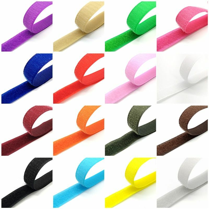 1Pair 20mm Fastener Tape Nylon Hook And Loop Tape Cable Ties Sewing Accessories 1Pair 20mm Fastener Tape Nylon Hook And Loop Tape Cable Ties Sewing Accessories