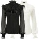 Cape Women’s Tops Clothes Decorated Renaissance Ruffled Fashion Quality Cape Women’s Tops Clothes Decorated Renaissance Ruffled Fashion Quality