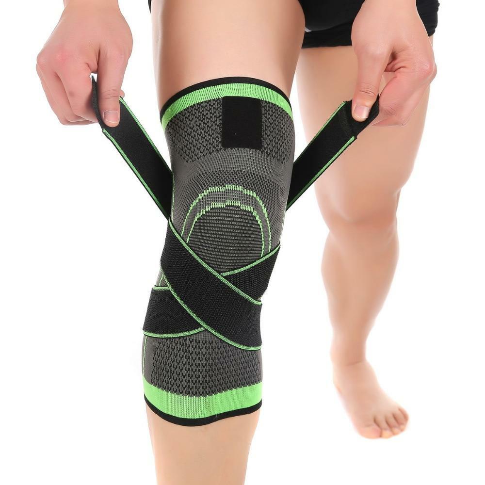 Sports Fitness Knee Pads Support Bandage Braces Elastic Nylon Sport Compression