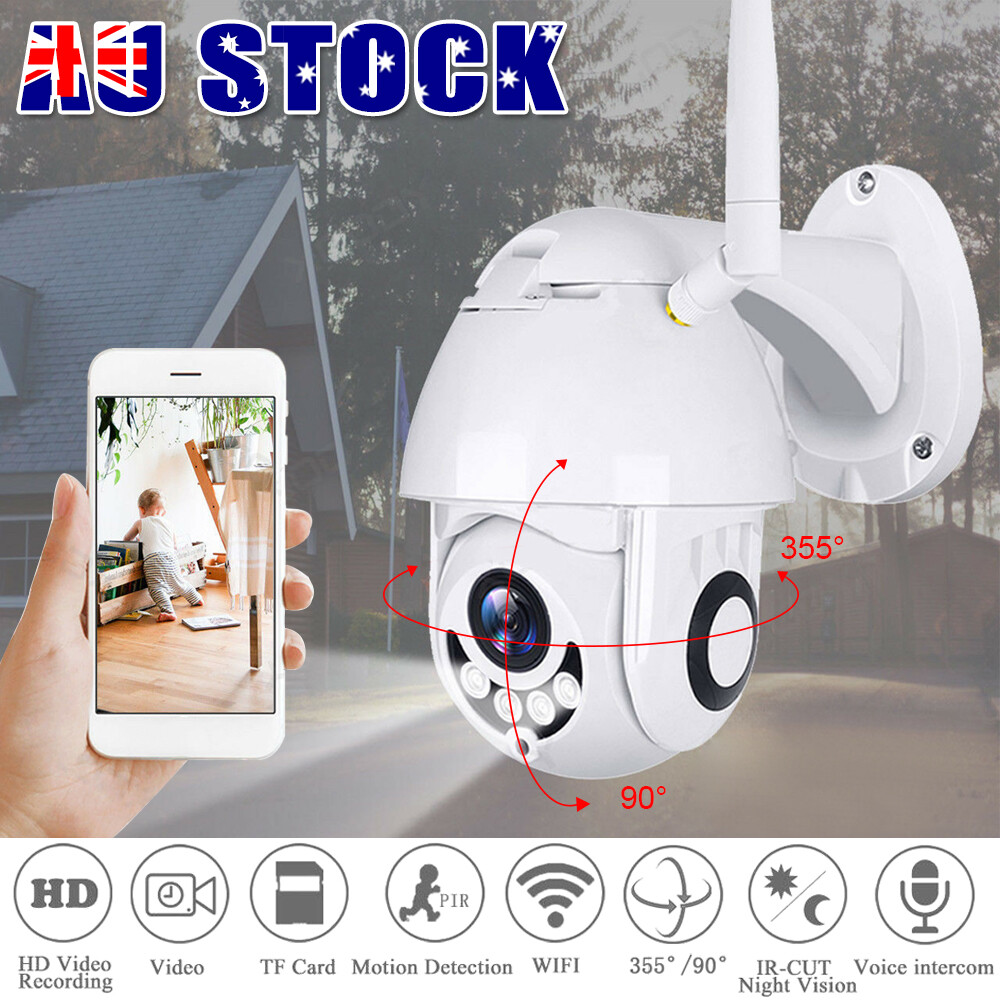 Security Camera System Wireless Home CCTV Wifi Outdoor 1080P Night Vision 5 Zoom