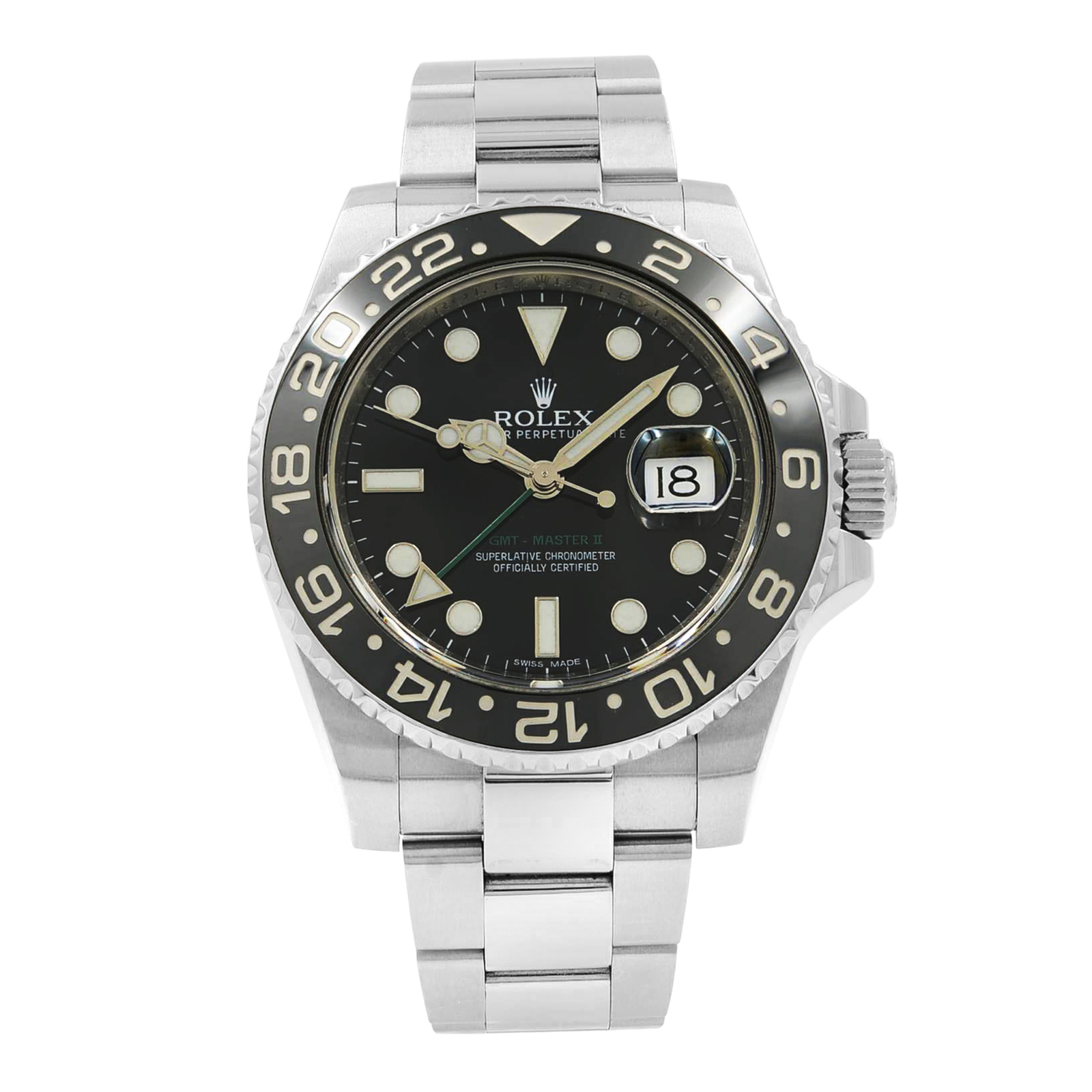 Rolex GMT-Master II Black Dial 116710LN Steel Automatic Men’s Watch Box Papers Rolex GMT-Master II Black Dial 116710LN Steel Automatic Men’s Watch Box Papers