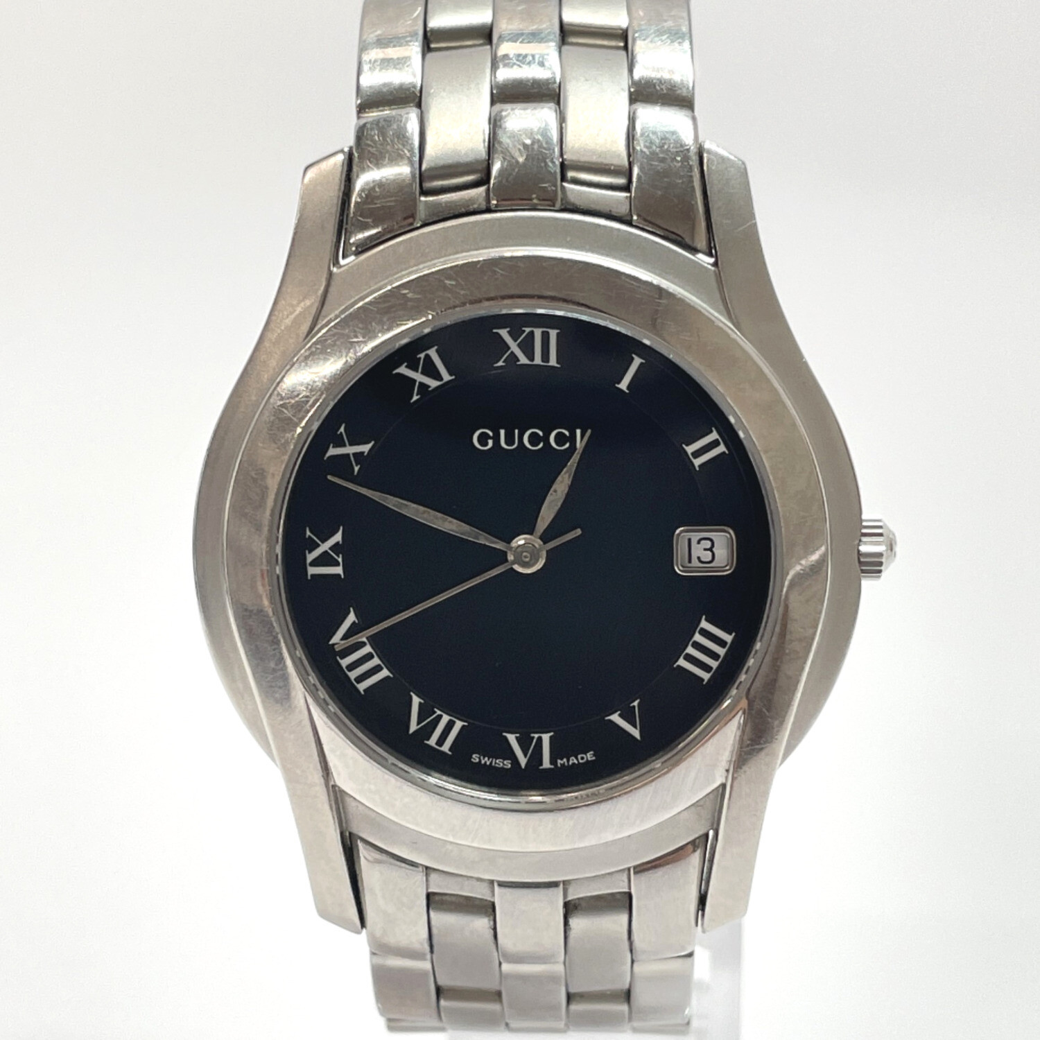 GUCCI Watches 5500M quartz Stainless Steel mens