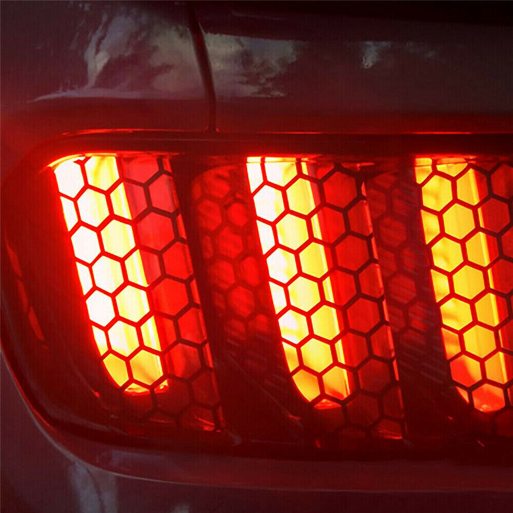 Car Rear Tail Light Honeycomb Stickers Taillight Lamp Cover Exterior Accessories Car Rear Tail Light Honeycomb Stickers Taillight Lamp Cover Exterior Accessories