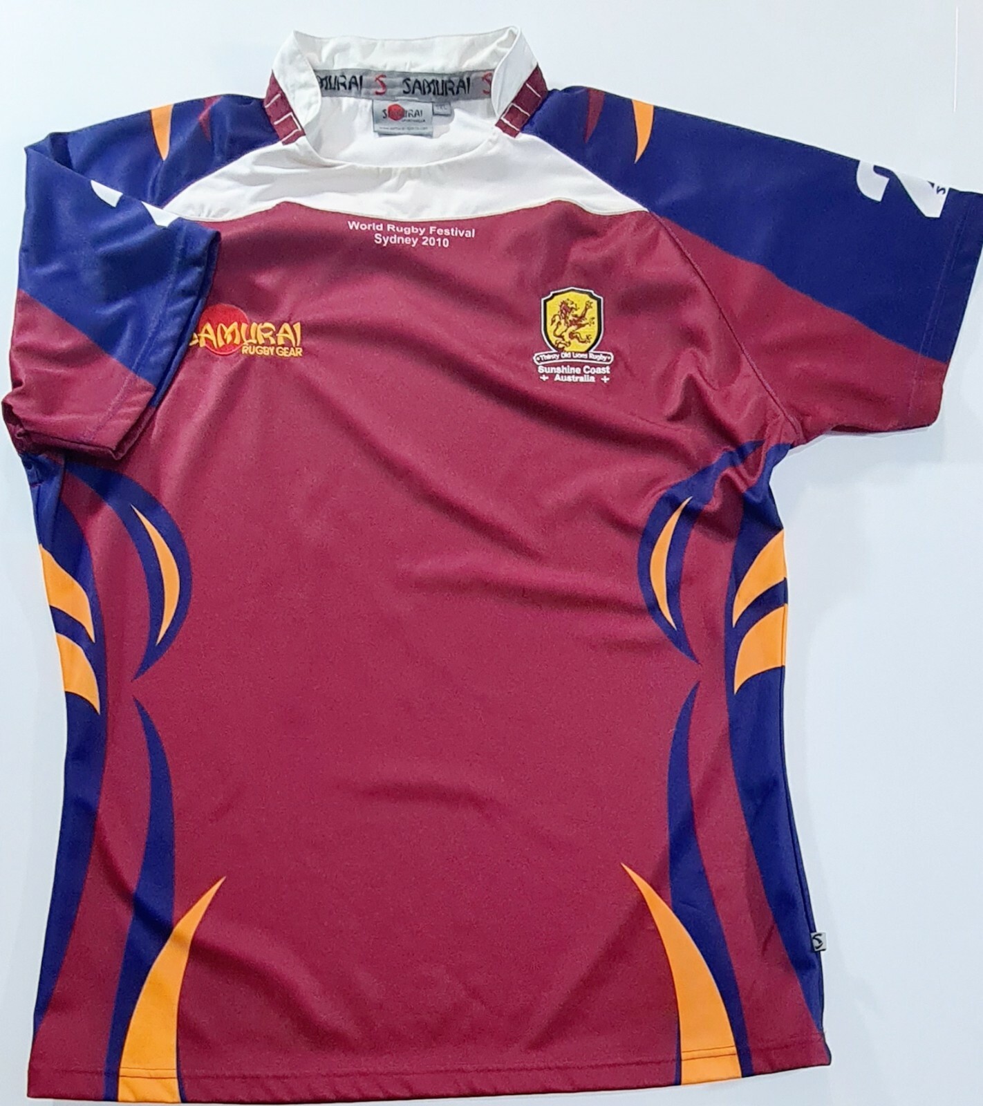 SAMURAI Mens Cookie Rugby Sports Jeresy Size 5XL