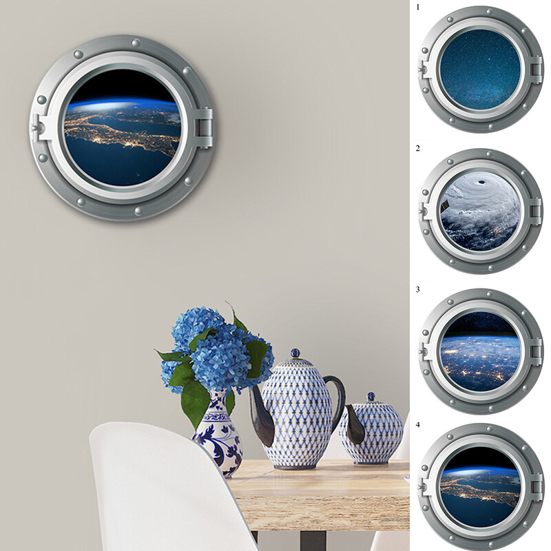 House Starry Universe Wall Stickers PVC Mural 3D Window Decals Home Decoration House Starry Universe Wall Stickers PVC Mural 3D Window Decals Home Decoration