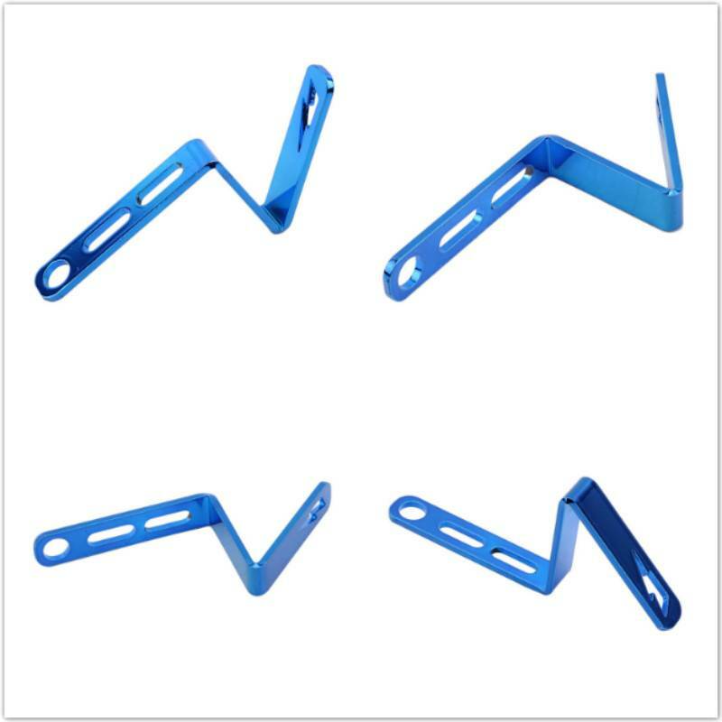 Motorcycle Front Hook Sight Base View Mirror Mount Fxed Seat Accessories Blue WE Motorcycle Front Hook Sight Base View Mirror Mount Fxed Seat Accessories Blue WE