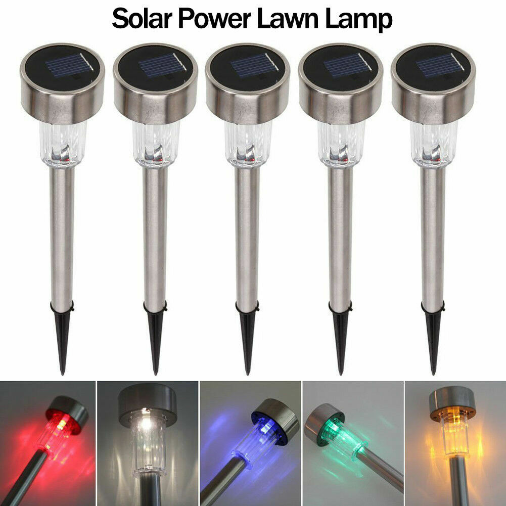24 Pack Solar Powered LED Light Garden Path Yard Decor Lamp Outdoor Waterproof 24 Pack Solar Powered LED Light Garden Path Yard Decor Lamp Outdoor Waterproof