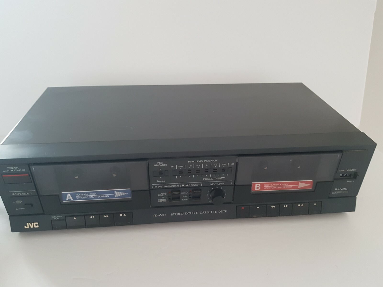 JVC Double Cassette Tape Deck Recorder Model No TD W10 Home Audio Electronics JVC Double Cassette Tape Deck Recorder Model No TD W10 Home Audio Electronics