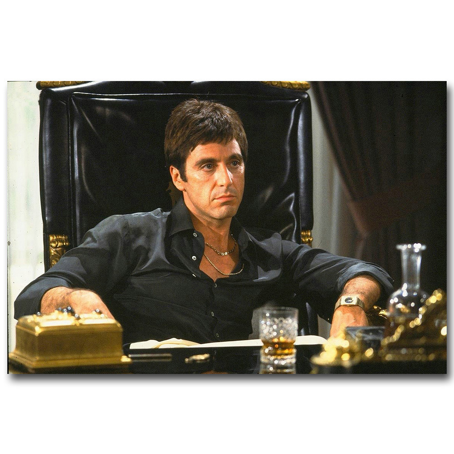 Scarface Classic Movie Silk Poster Print 12×18 24×36 inch Al Pacino Scarface Classic Movie Silk Poster Print 12×18 24×36 inch Al Pacino