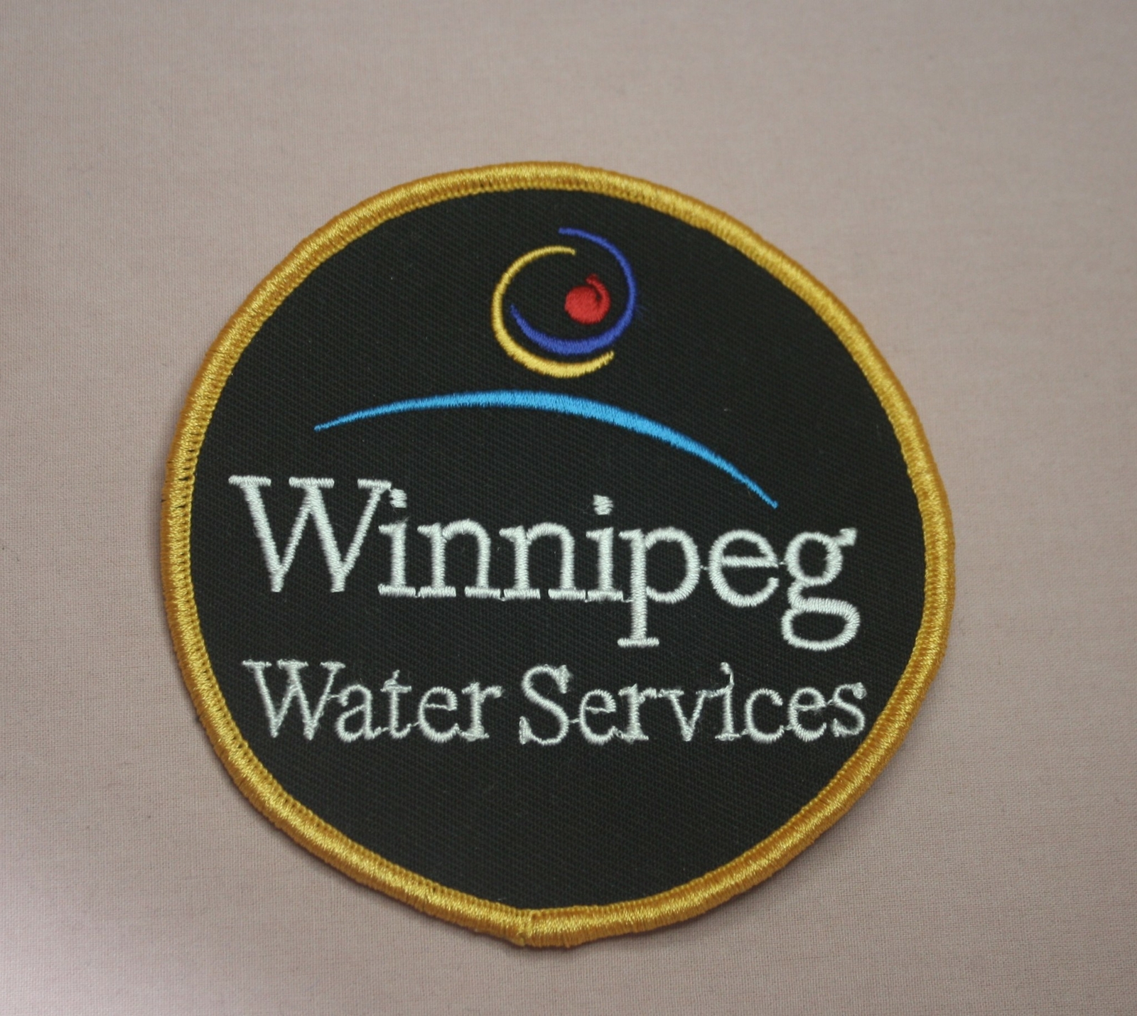 VINTAGE COLLECTIBLE WINNIPEG WATER SERVICES HAT / UNIFORM JACKET PATCH UNUSED