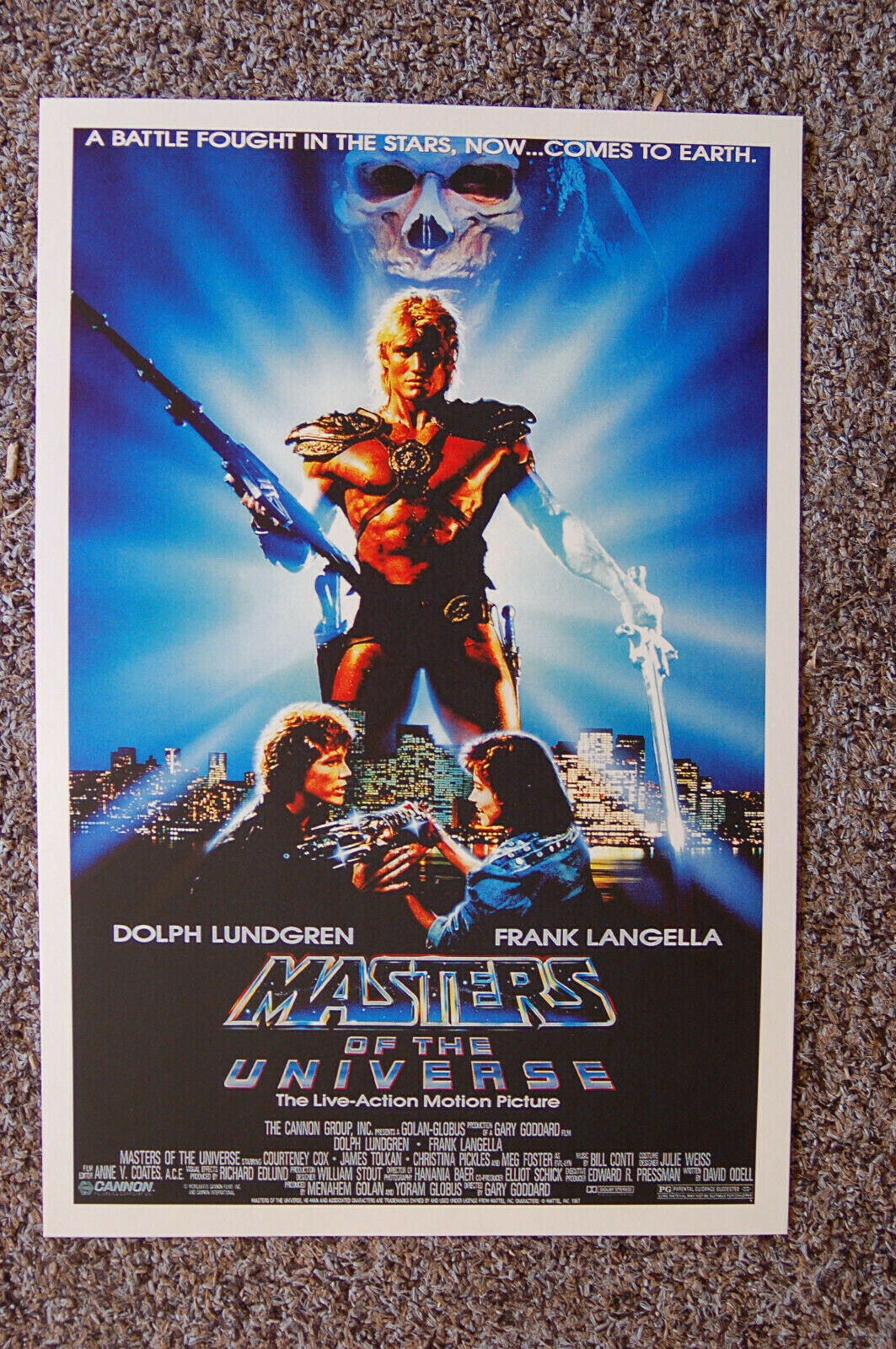 Masters of the Universe Lobby Card Movie Poster Dolph Lundgren Masters of the Universe Lobby Card Movie Poster Dolph Lundgren