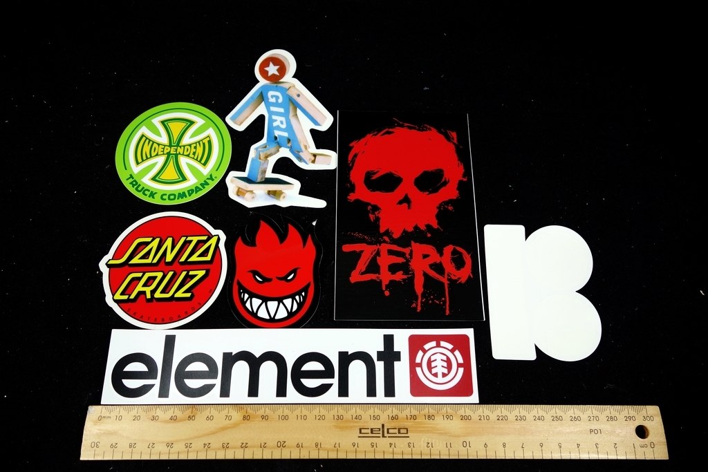 Skateboard Stickers Spitfire Element Santa Cruz Girl Independent Zero Plan B Skateboard Stickers Spitfire Element Santa Cruz Girl Independent Zero Plan B
