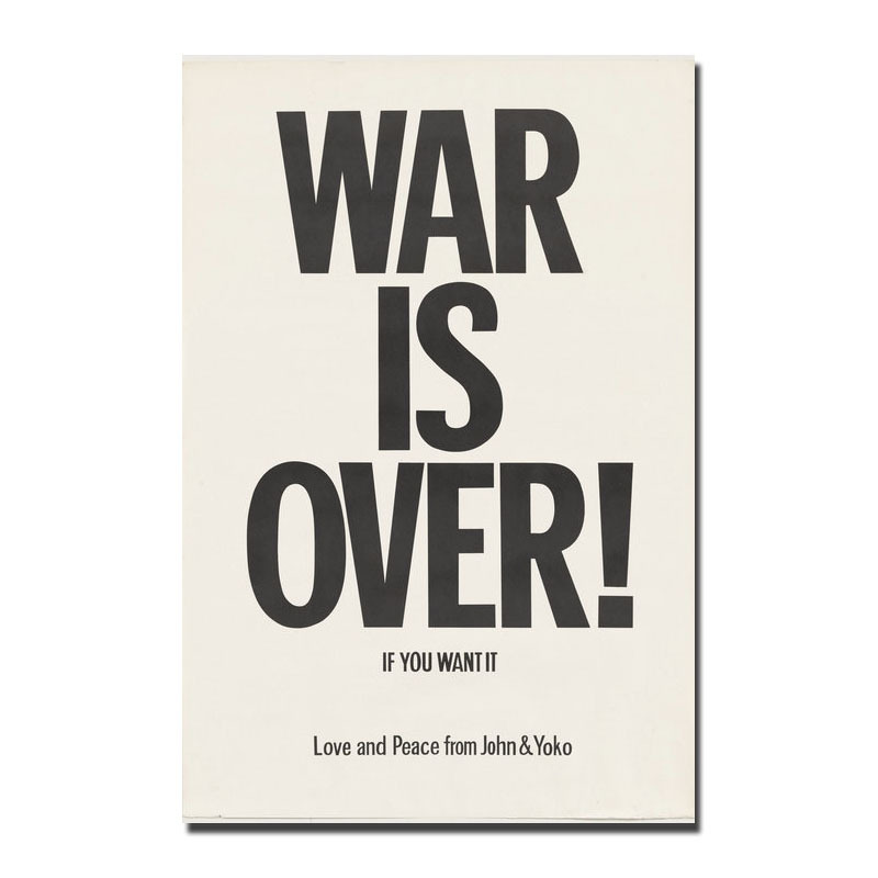 War is Over 1969 Beatles Vintage Silk Poster Art Prints 12×18 24×36 inches War is Over 1969 Beatles Vintage Silk Poster Art Prints 12×18 24×36 inches